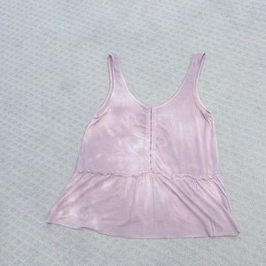 Lilac color tie dye AEO soft and sexy tank top, size medium